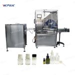 Macchina tappatrice automatica per riempimento bottiglie di olio liquido per sigarette elettroniche