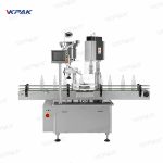 Macchina tappatrice automatica rotativa per bottiglie di plastica per linea di riempimento