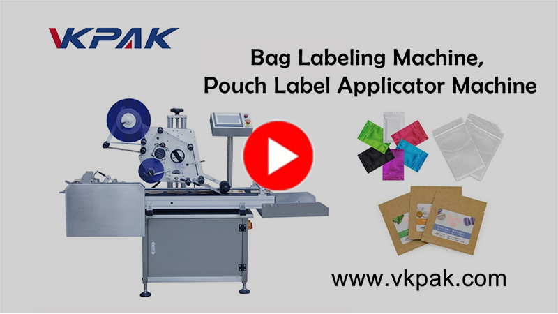Etichettatrice per sacchetti, macchina applicatrice di etichette per sacchetti