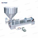 Macchina riempitrice pneumatica completa di pasta liquida per crema cosmetica e lozione