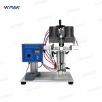 Macchina tappatrice a vite semiautomatica da tavolo per tappi a pompa