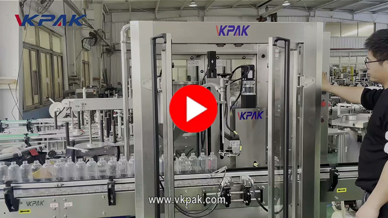 Linea di riempimento a testa singola per salsa, shampoo