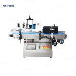 Etichettatrice automatica da tavolo per piccole bottiglie rotonde autoadesive