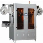 Etichettatrice automatica a doppia testa per bottiglie di bevande e bicchieri