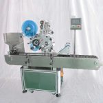 Attrezzature per etichettatura di bottiglie rotonde orizzontali ad alta velocità, fiale e siringhe