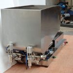 Riempitrice pneumatica semiautomatica per crema, marmellata, salsa al pepe