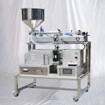 Riempitrice semiautomatica per tubi con apparecchiatura di sigillatura ad ultrasuoni