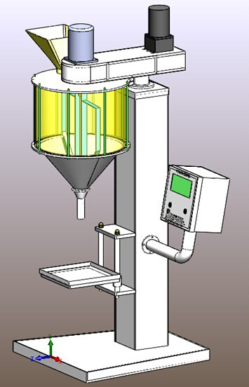 CAD illustration of powder filling machine disegno illustrazione per filler.jpg