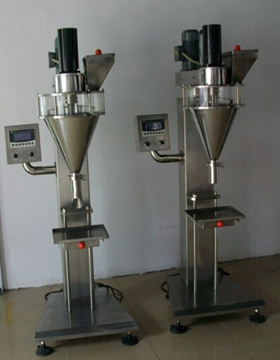 two sets of powder filling machine ready to export due in fila per macchine riempitrici.jpg