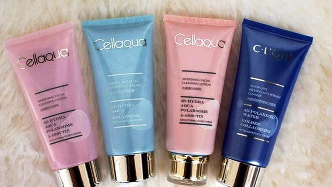 campioni di crema in tubetto